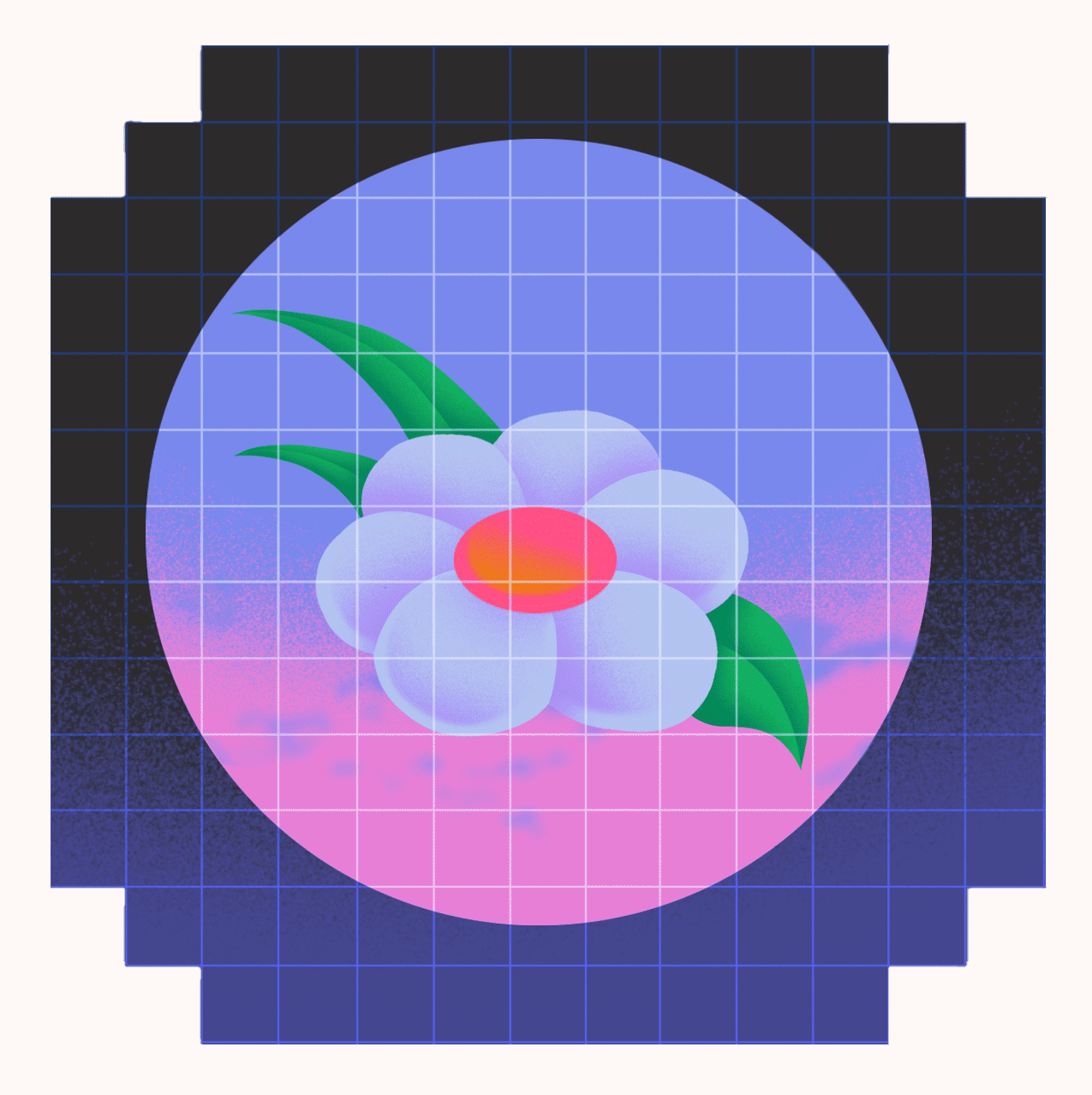 animation representing AI