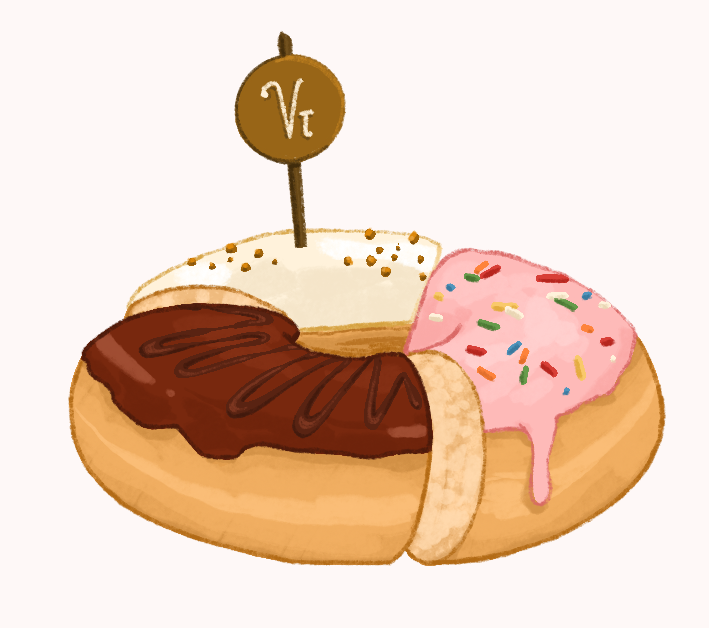 Illustration of a donut