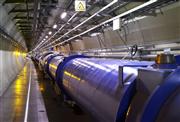 An LHC cryomagnet.  Image courtesy of CERN.