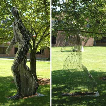 Quantum Man II, 2007 by Julian Voss-Andeae. Image courtesy of ASCI.