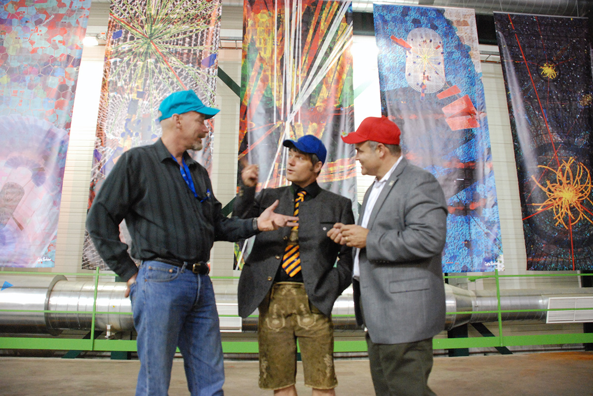 Photo of LHC Banner Artist