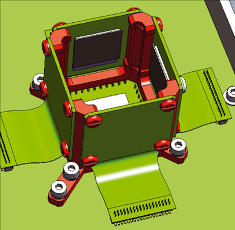 Diagram of the LUCID detector.