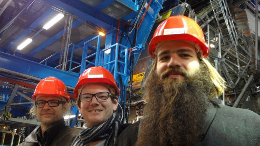 Photo of Julius von Bismarck at CERN