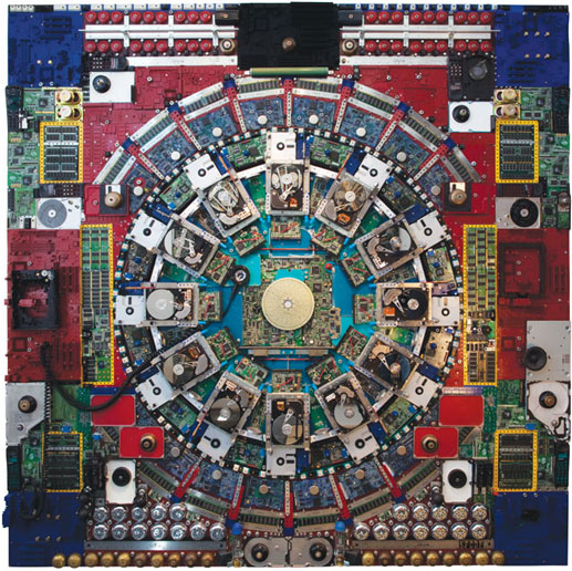 An ancient Chinese divination device called a Luo Pan Compass serves as the central object in this image of CDF