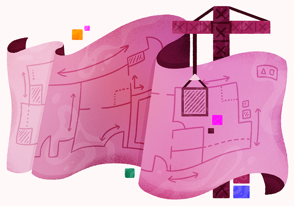 Illustration representing construction
