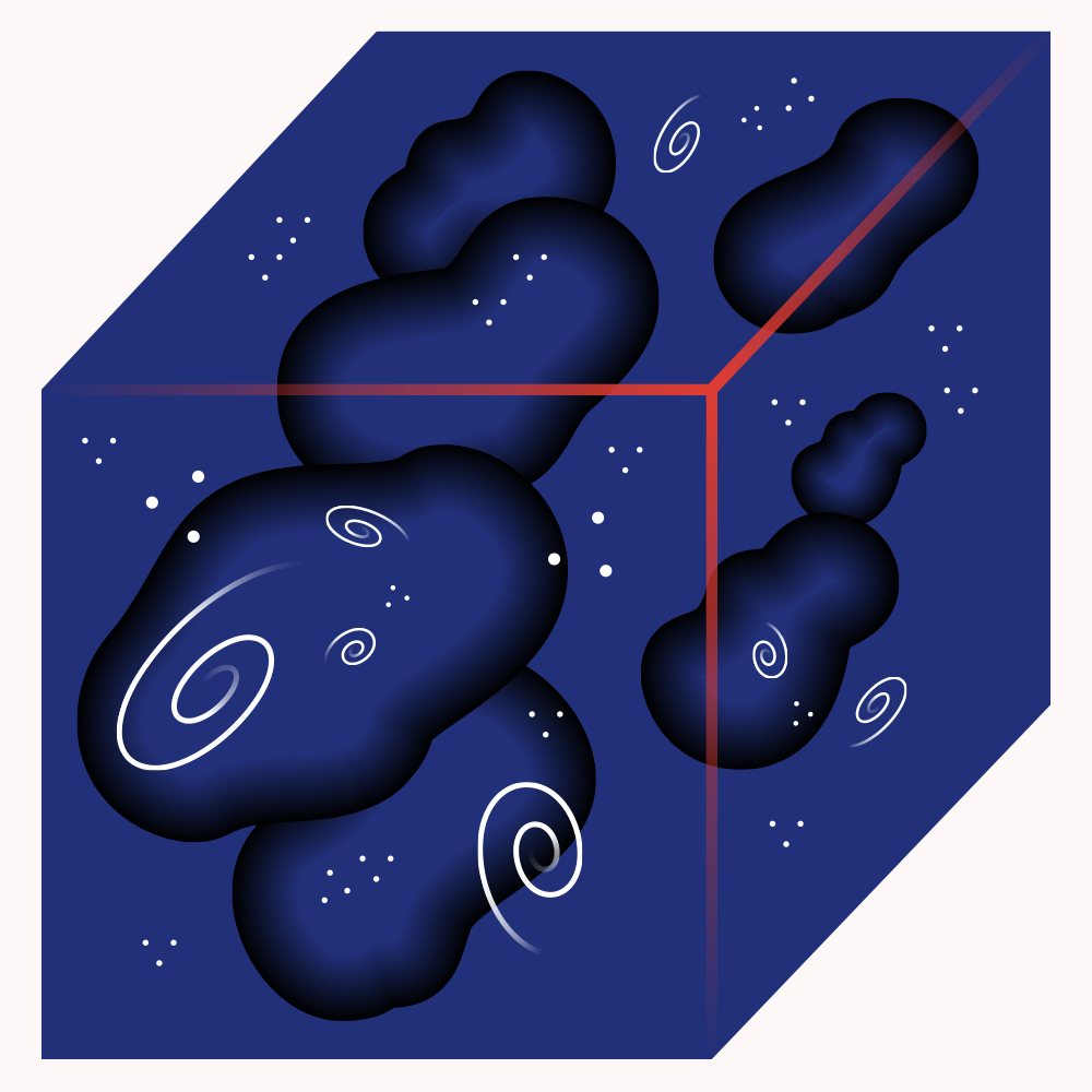 Dark matter cube