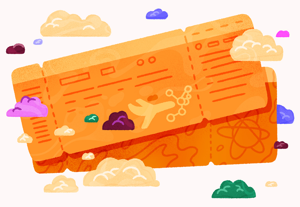Illustration representing travel