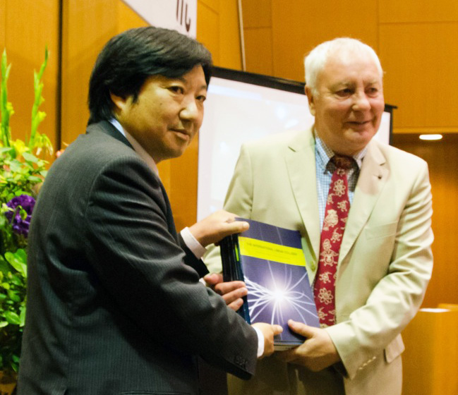 Photo of Japan ILC TDR handoff