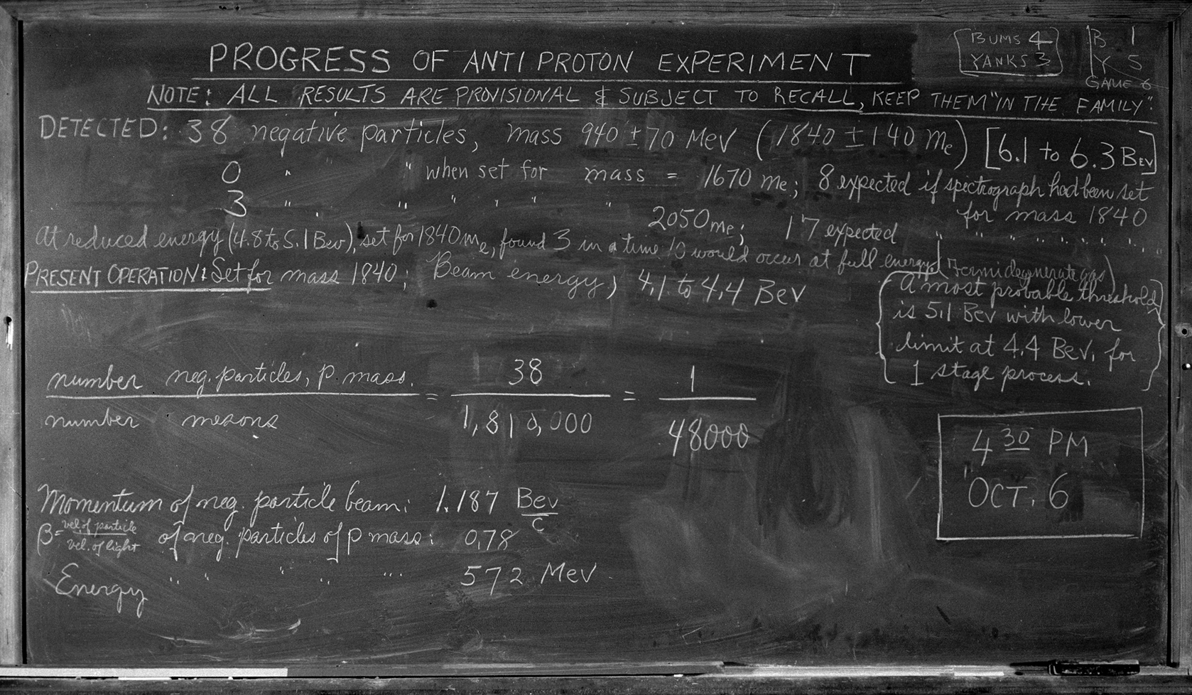 Logbook of October 2009
