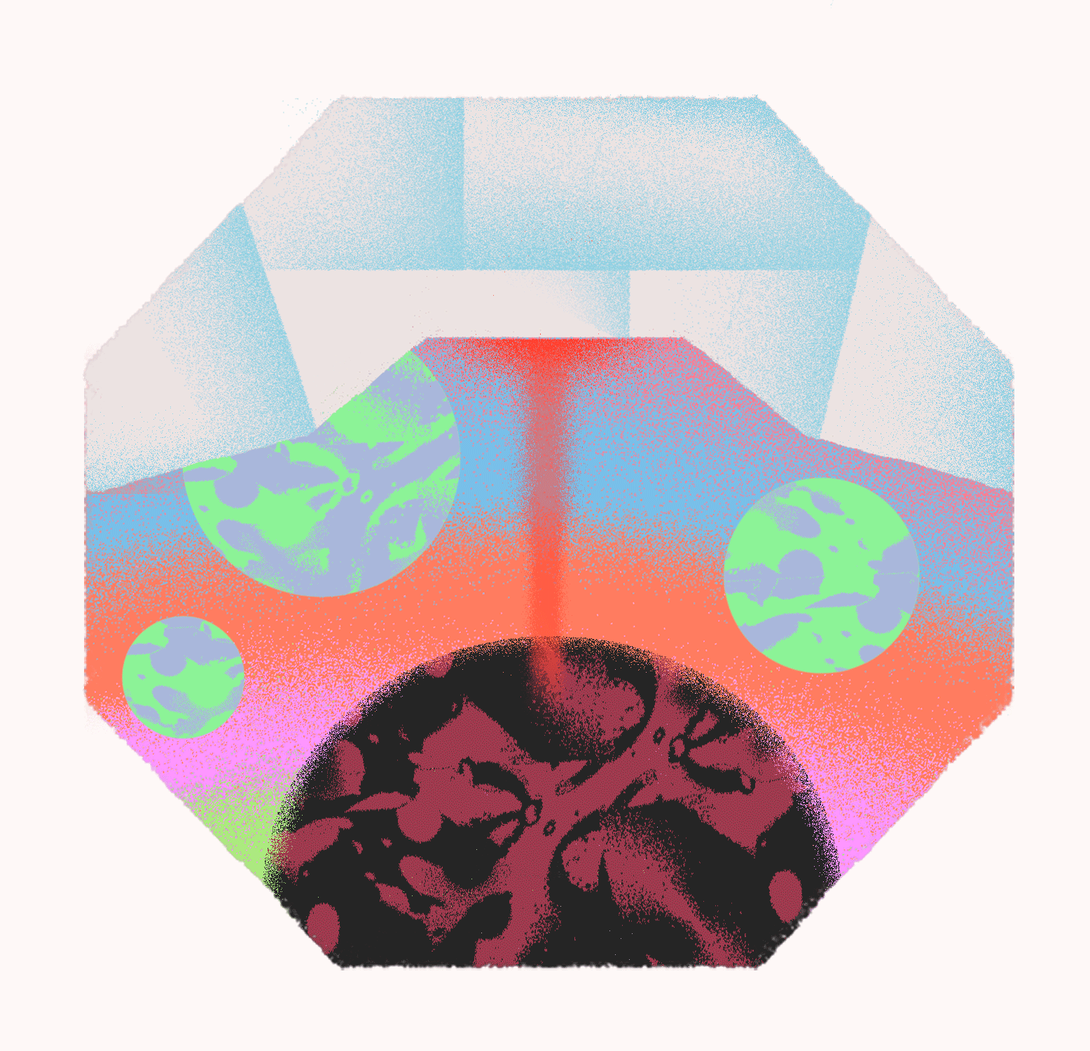 Animation depicting tumor treatment