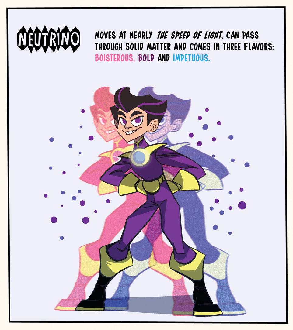 Illustration of Superheroes: Neutrino