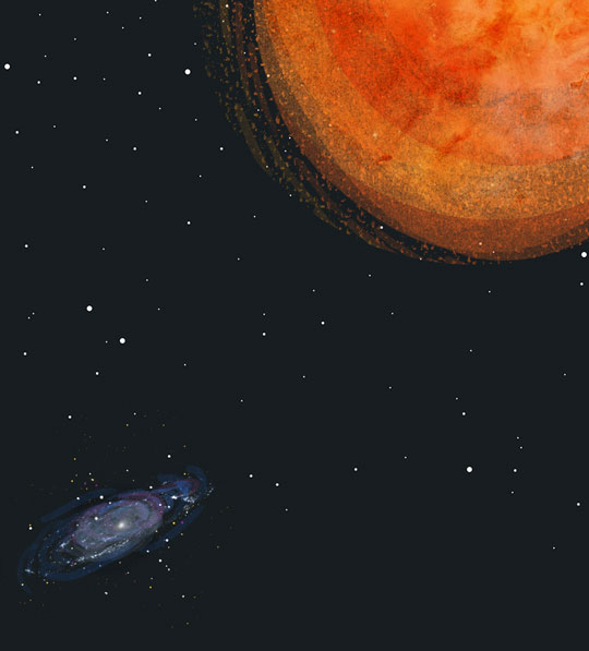 Illustration of Betelgeuse
