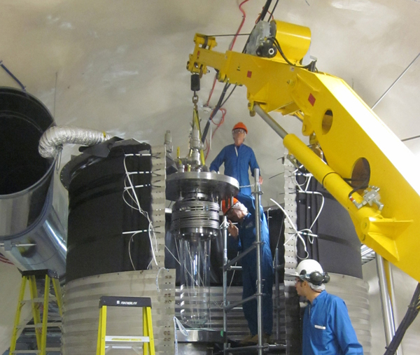 Photo of COUPP at SNOLAB