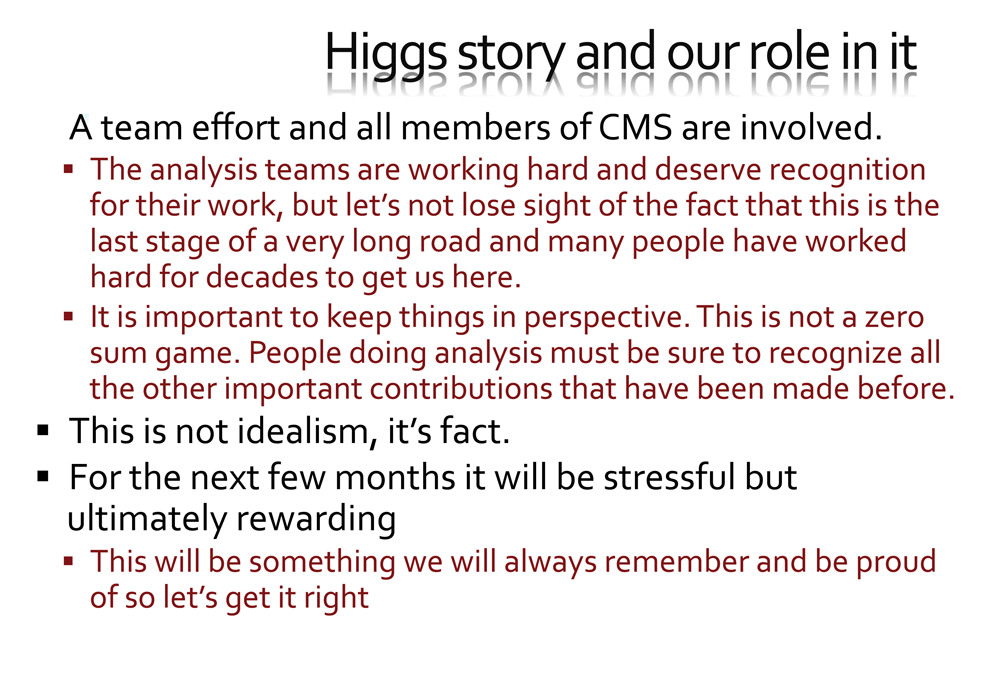 Slide of CMS PowerPoint