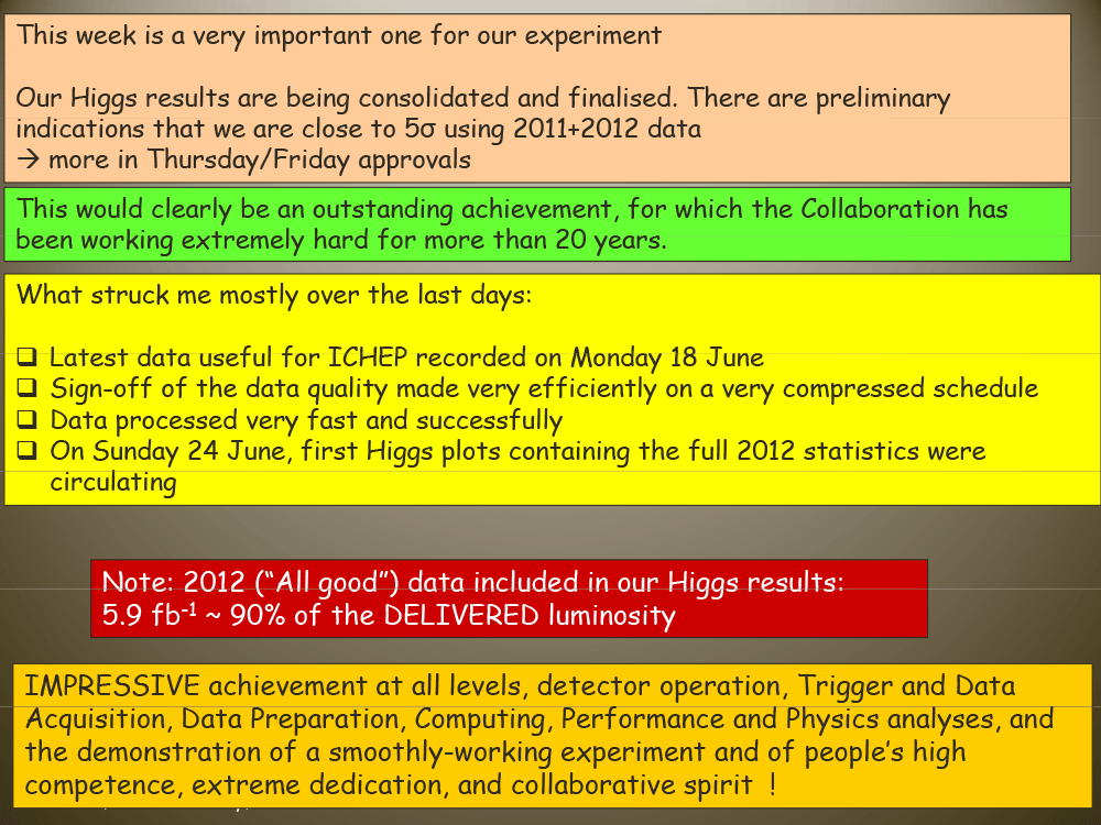 Slide of ATLAS PowerPoint