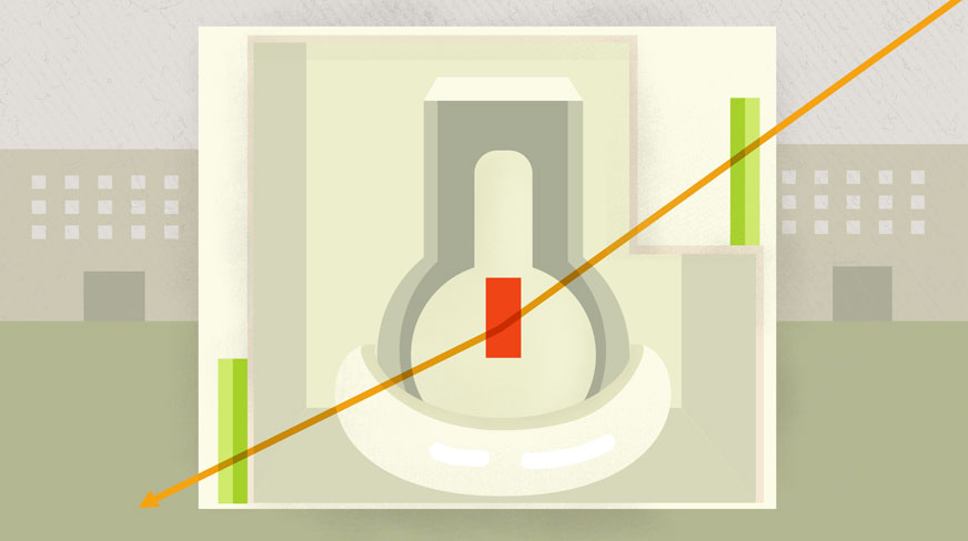 Illustration of Fukushima Muon Detectors