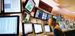 Control room of Fermilab’s DZero experiment
