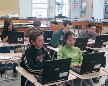 Tania Entwistle's team of students from Ward Melville High School in New York