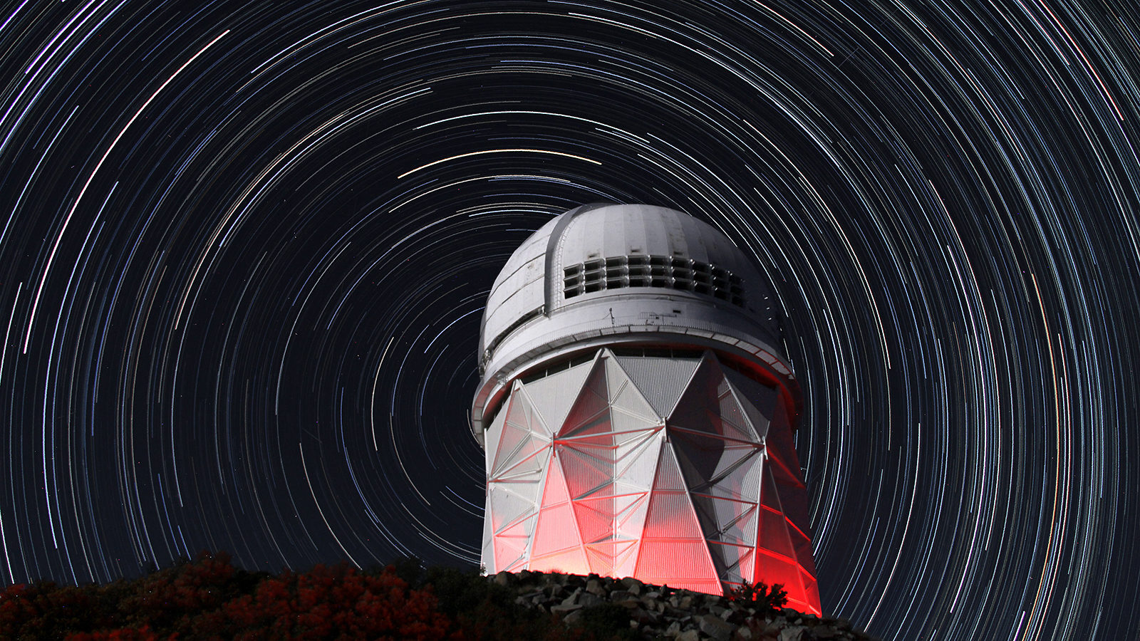 Mayall star trails