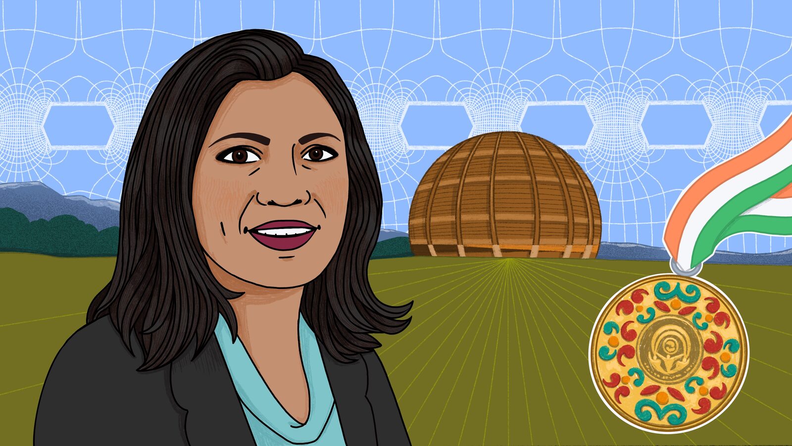 Illustration of Archana Sharma