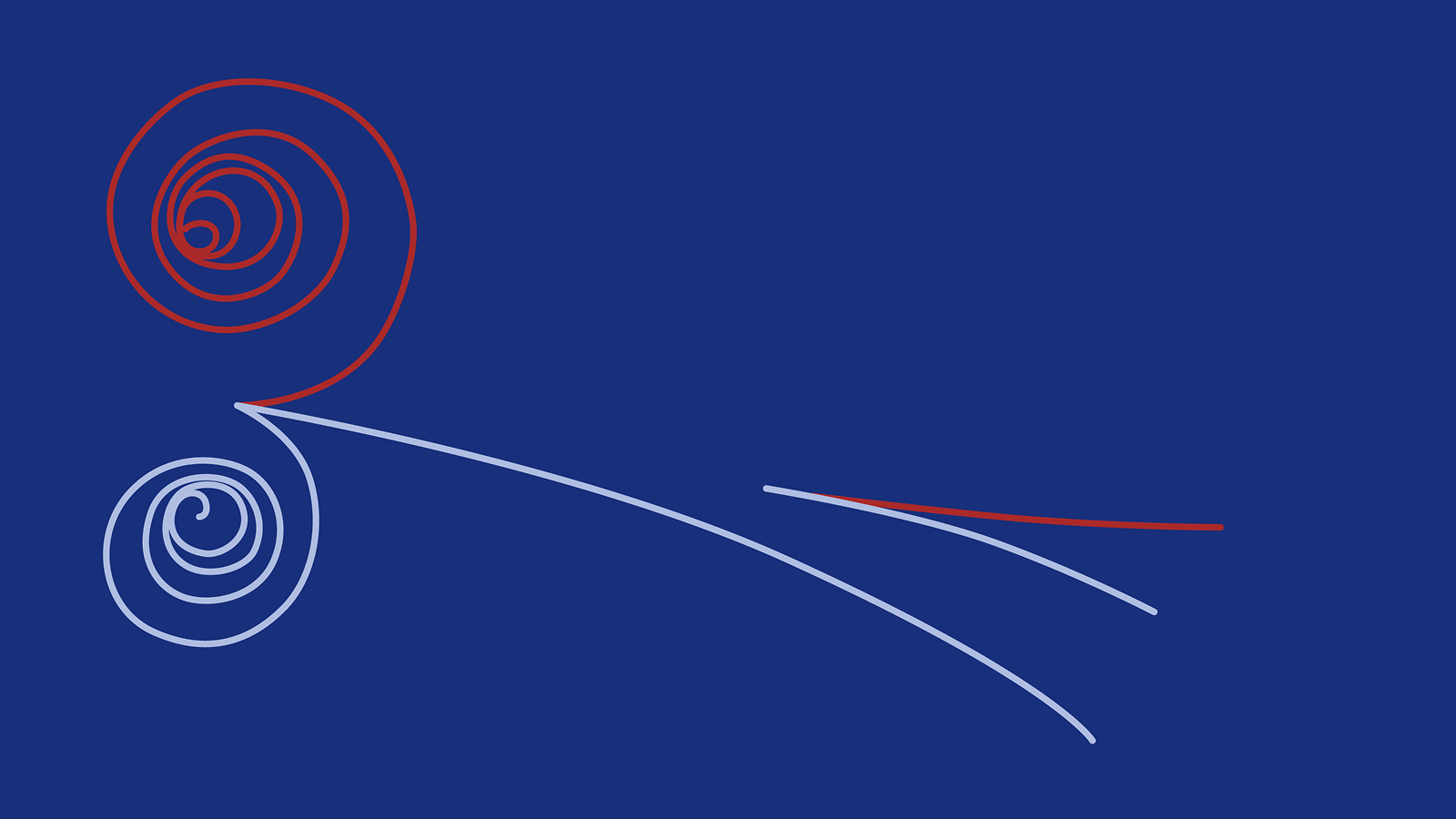 A simple illustration of a positron