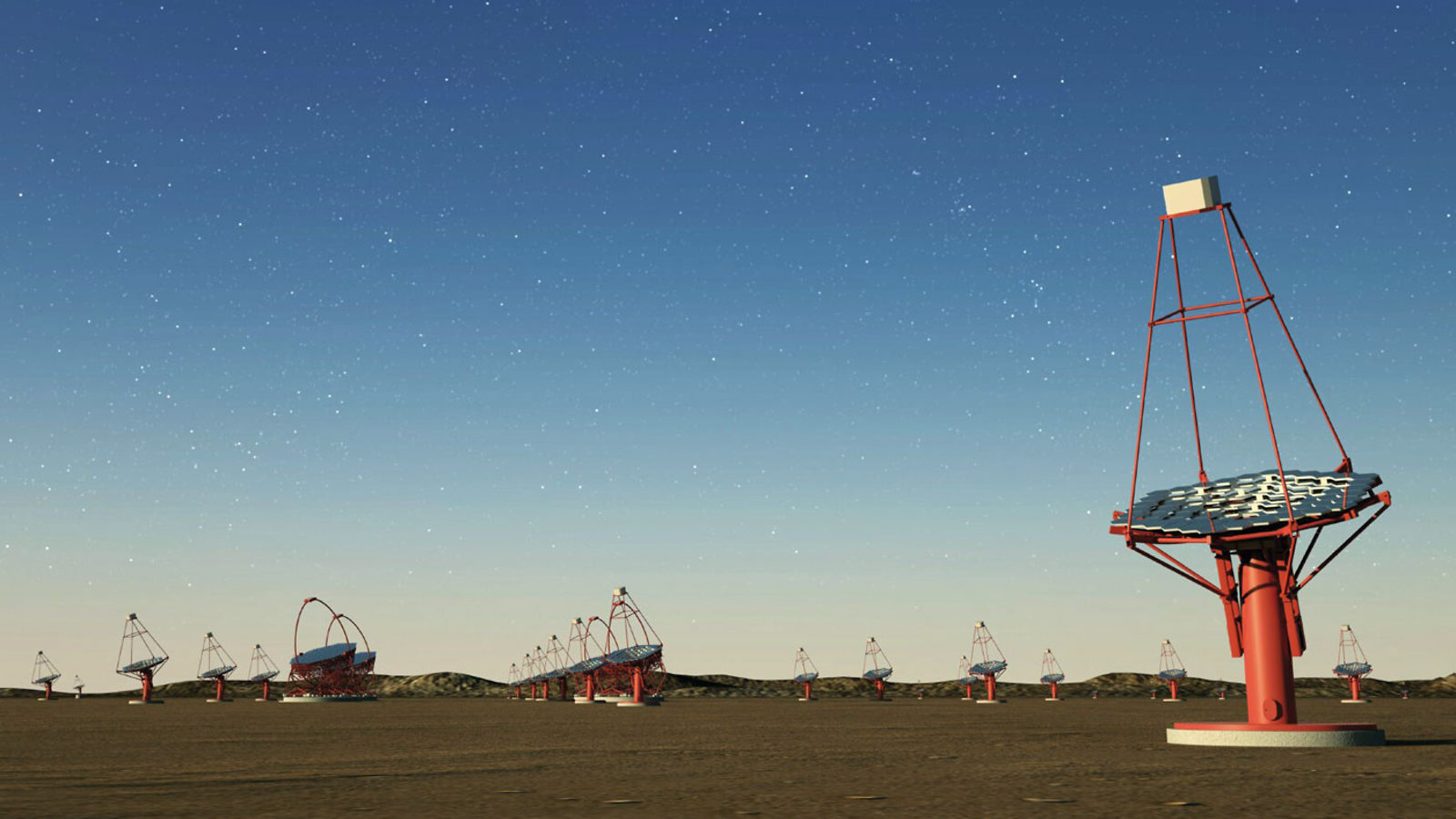 Image of a CTA Telescope