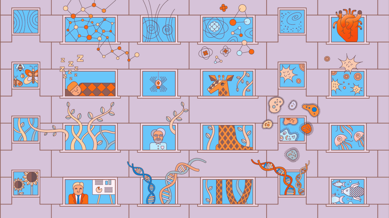 Illustration of Day In the Life: Geoffrey West