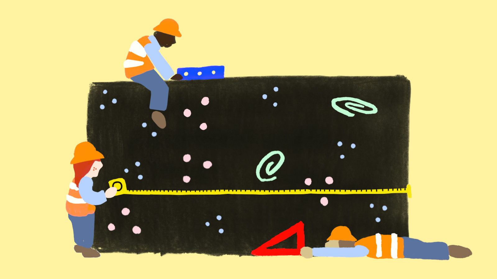 Illustration of Flat Universe