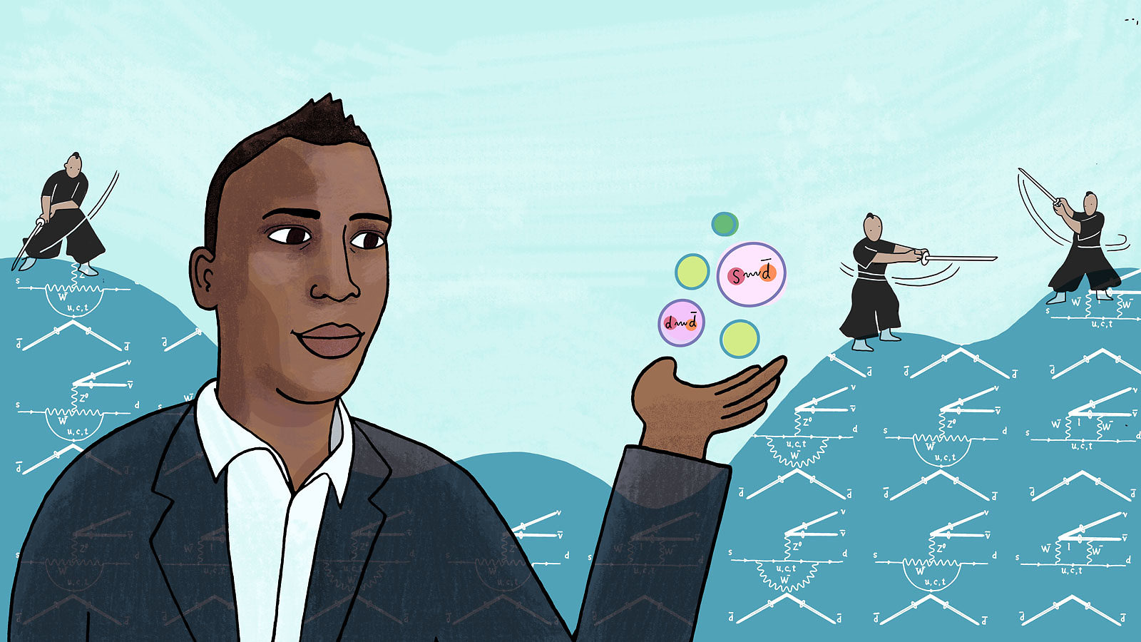 Illustration of Brian Beckford