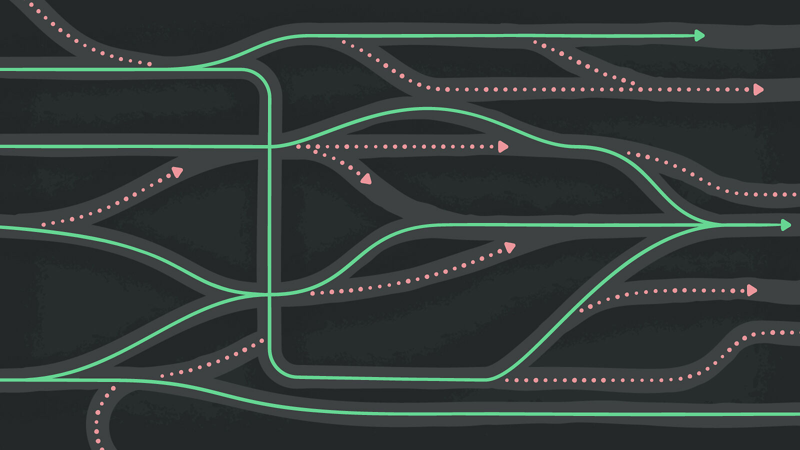 Illustration of a roadmap