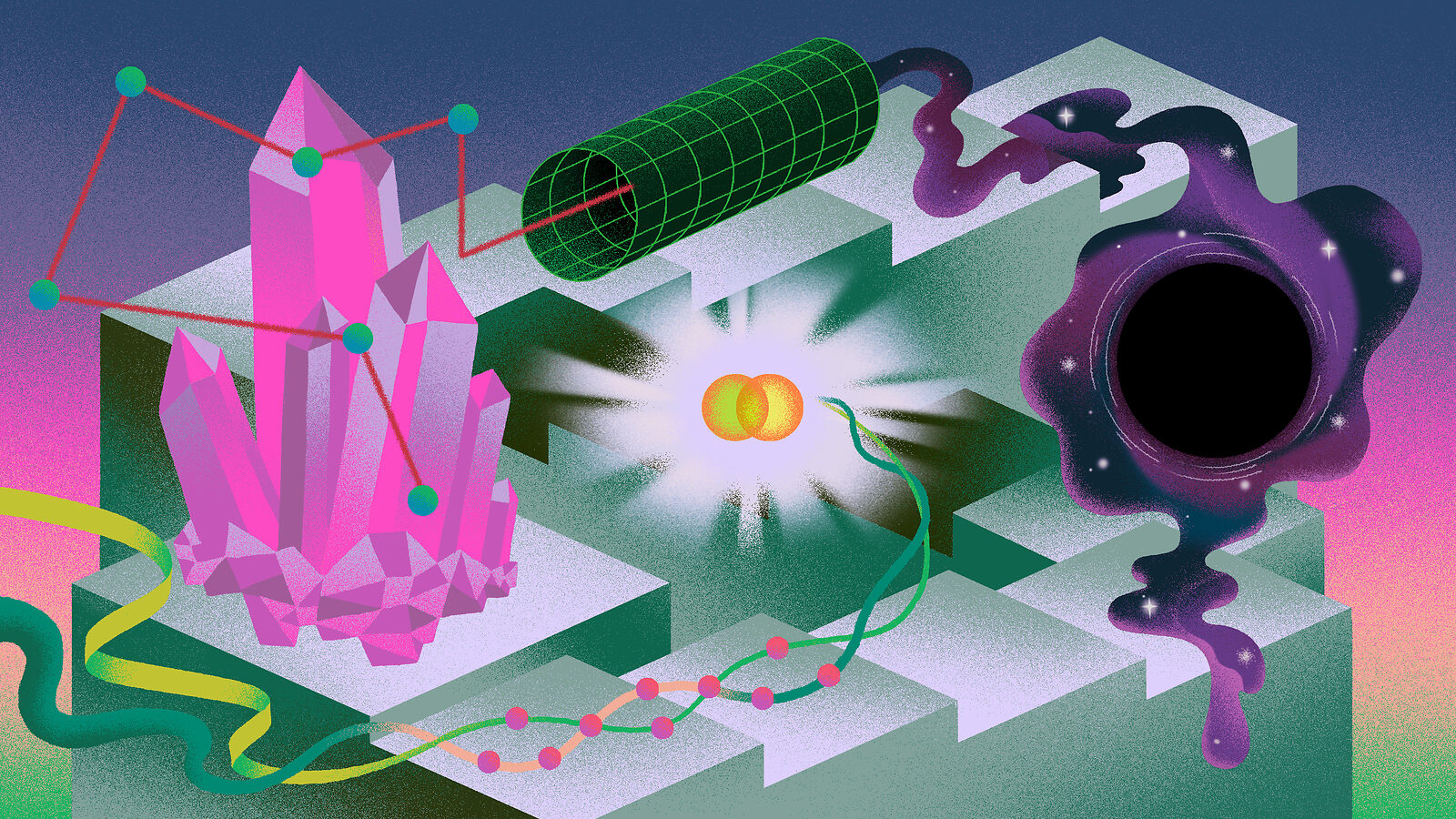 Illustration of impossible staircase of discovery