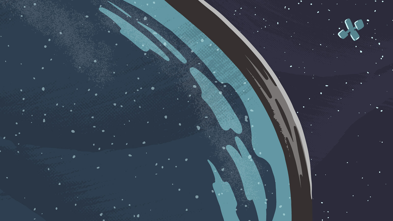 Illustration: Telescopes in space, telescopes on the ground