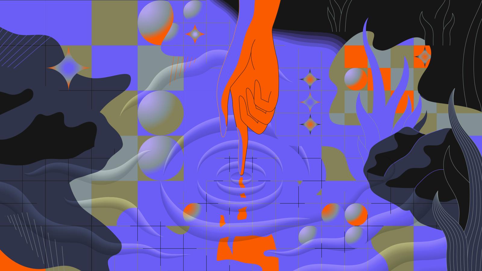 Interaction of particles