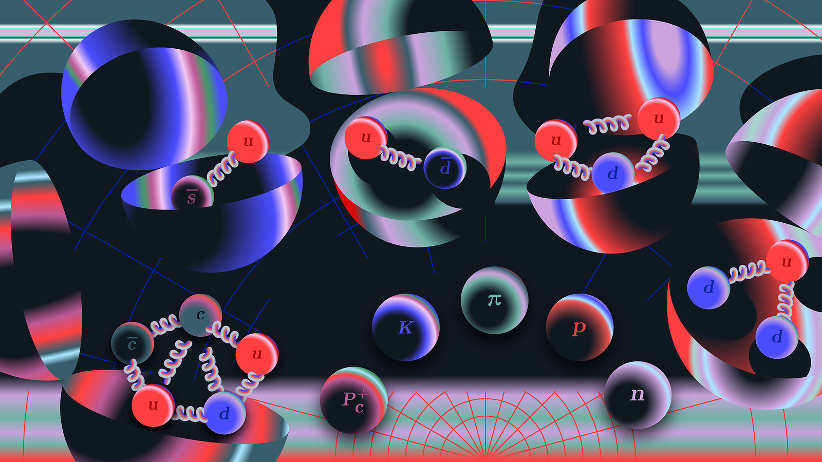 Hadron illustration