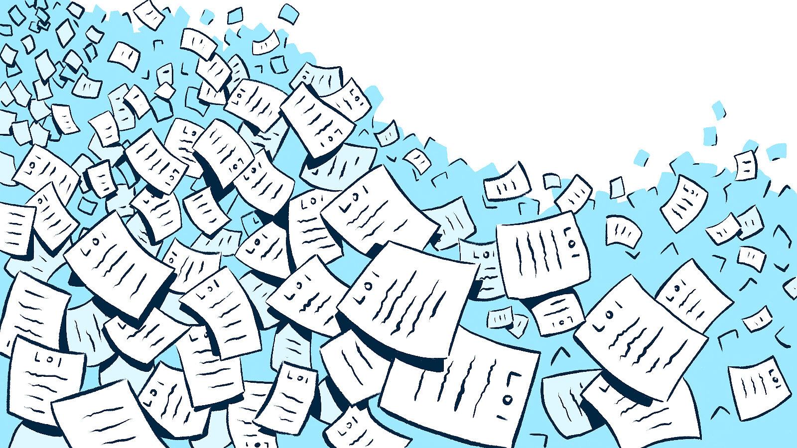 Illustration of an avalanche of LOIs