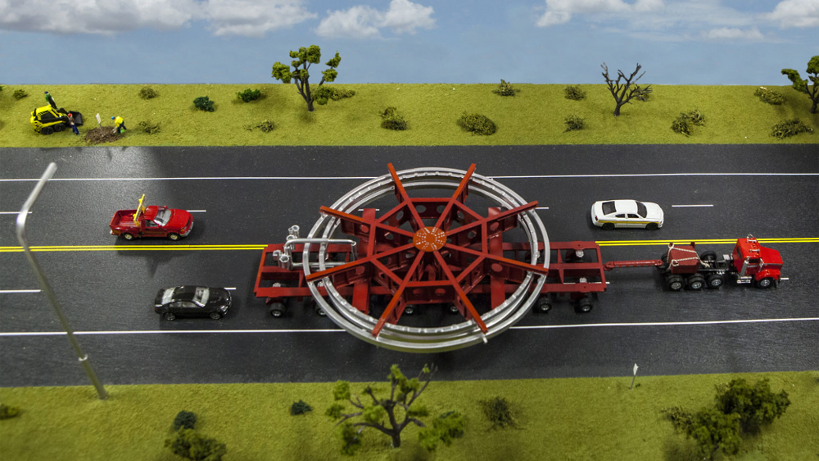Photo of muon ring model
