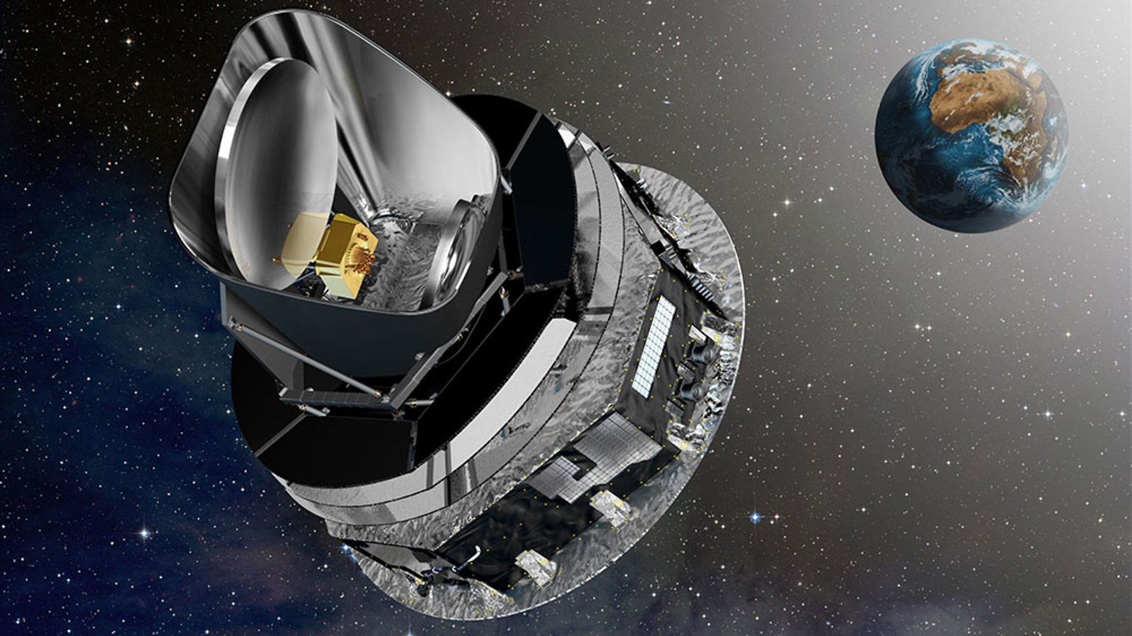 Image of Planck cruising to L2