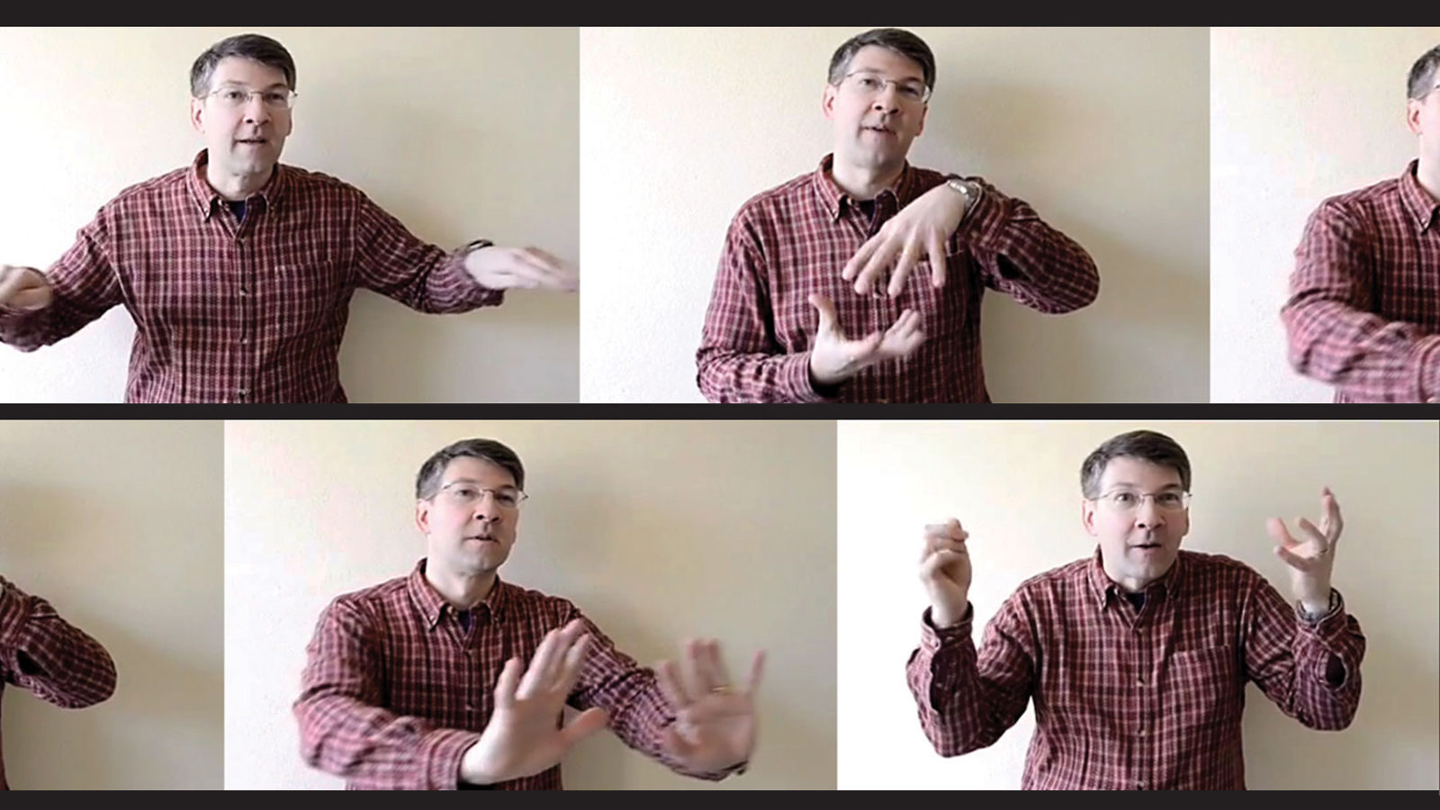 Photo collage of physics of dance
