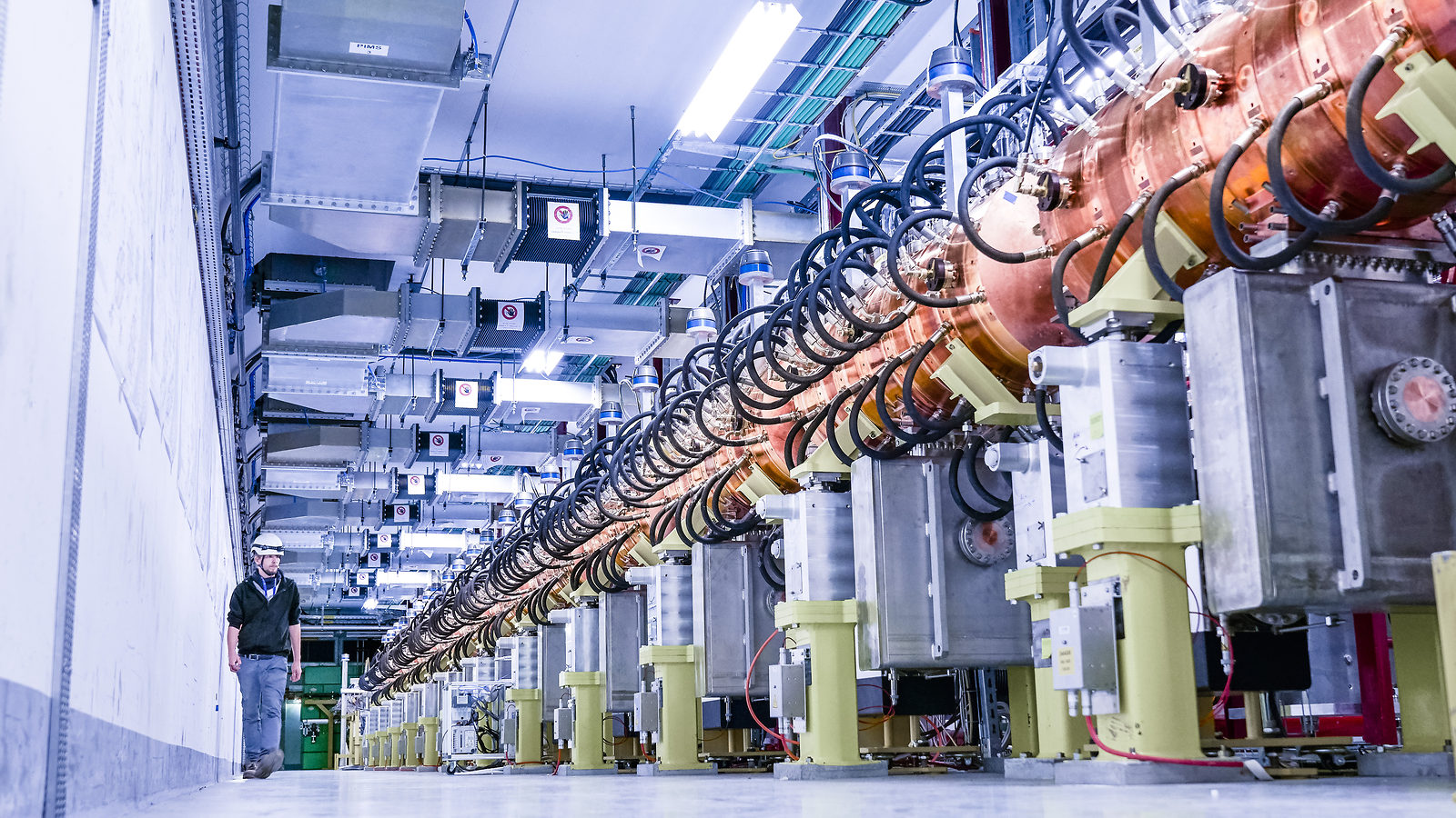 Linac 4, CERN's newest accelerator acquisition since the Large Hadron Collider (LHC), was inaugurated today. (M.Brice/CERN)