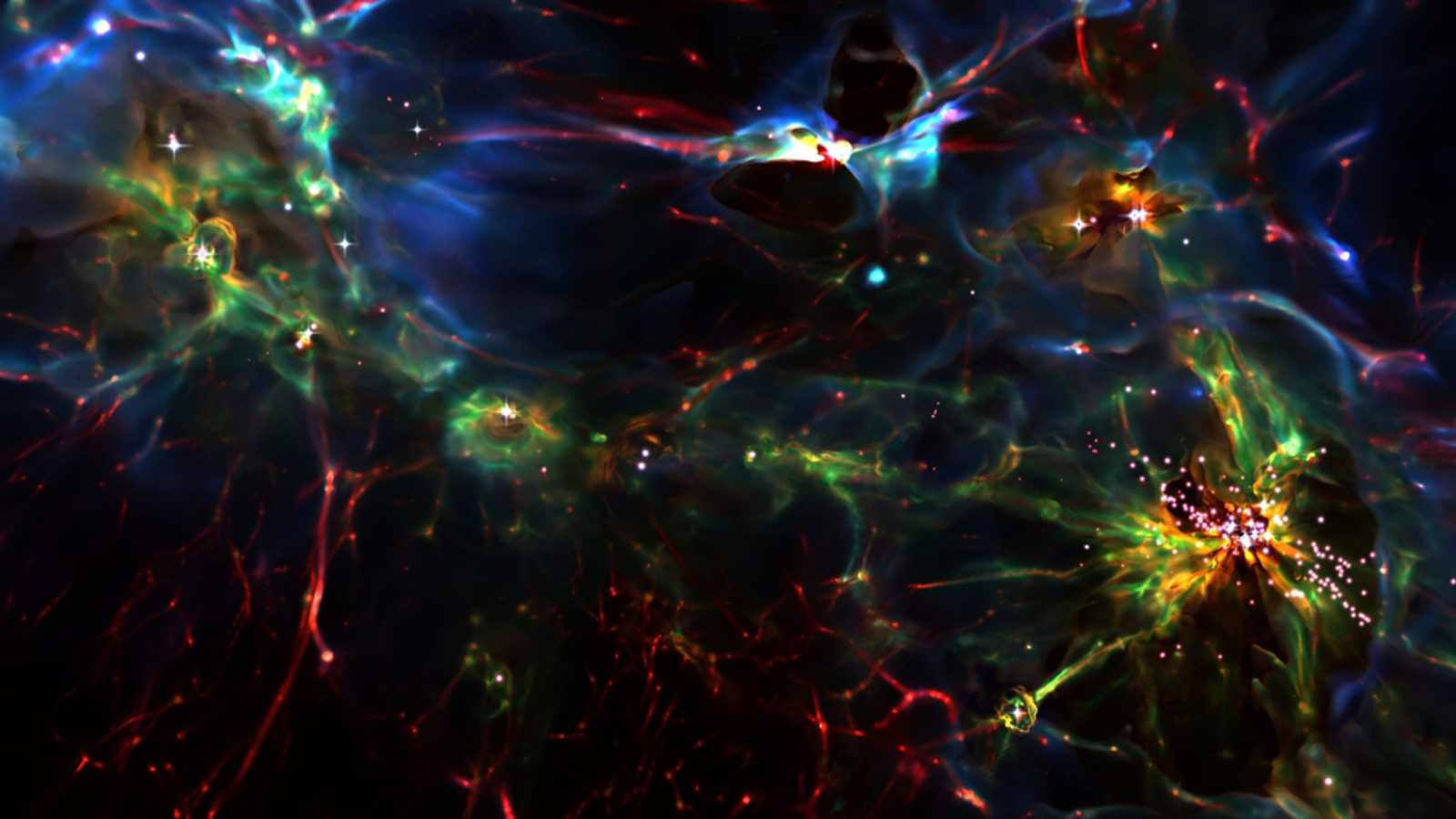 Simulation of a dwarf galaxy