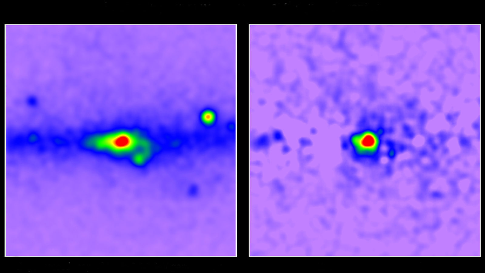 Photo of galactic center