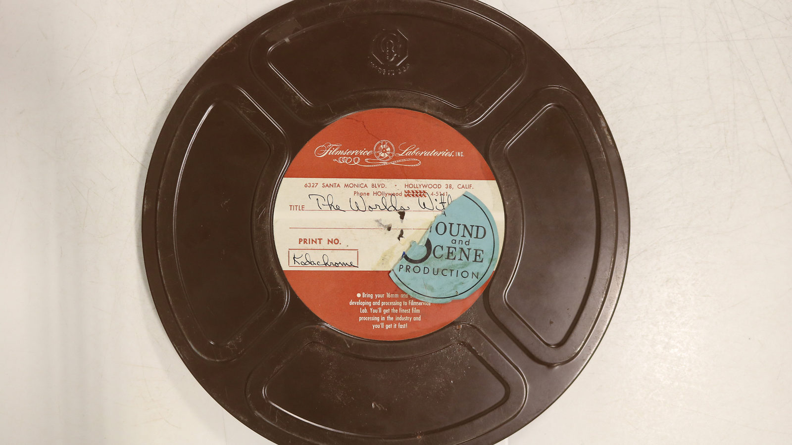 16 mm master print of “The Worlds Within" film
