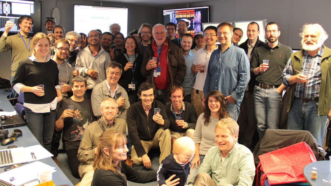 Photo of LHC holiday toast