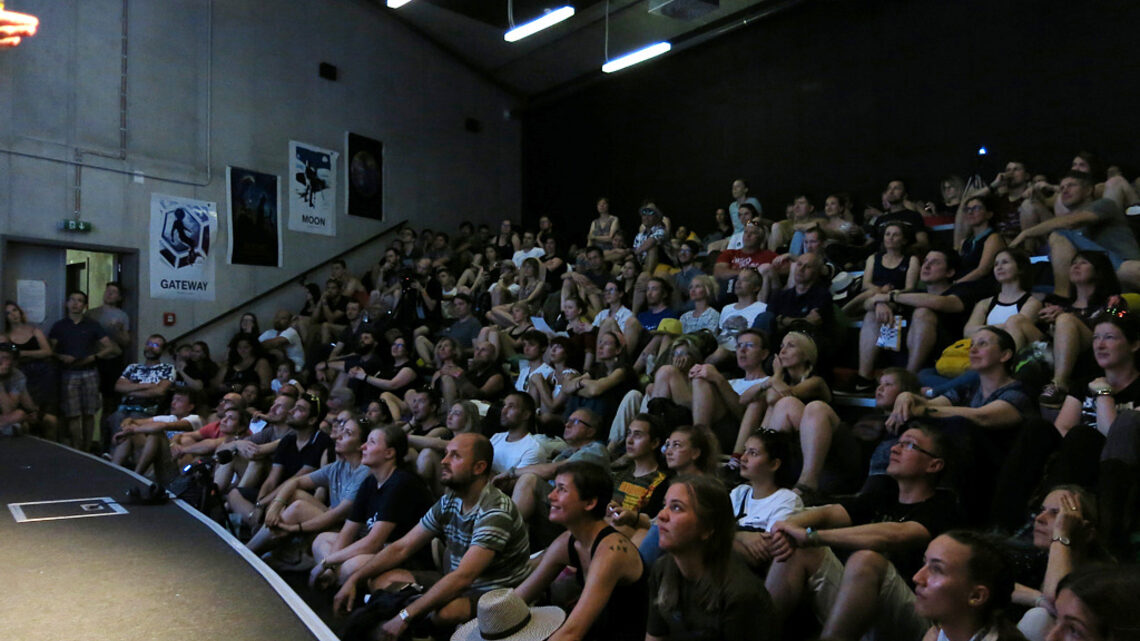 A full house for the performance