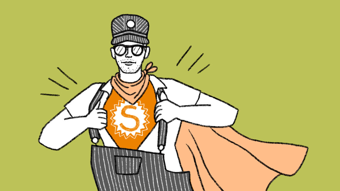 Superconductor costume illustration