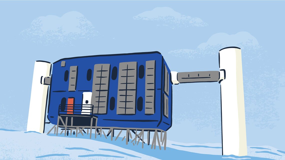 Illustration of IceCube