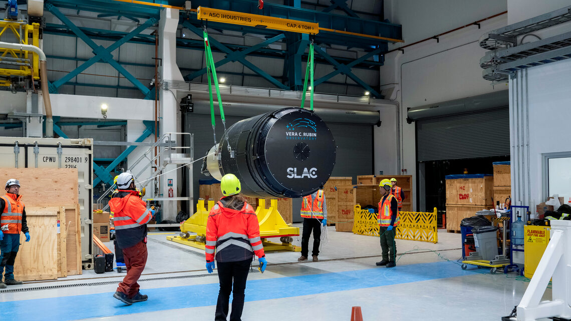 LSST Camera Arrives at Rubin Observatory