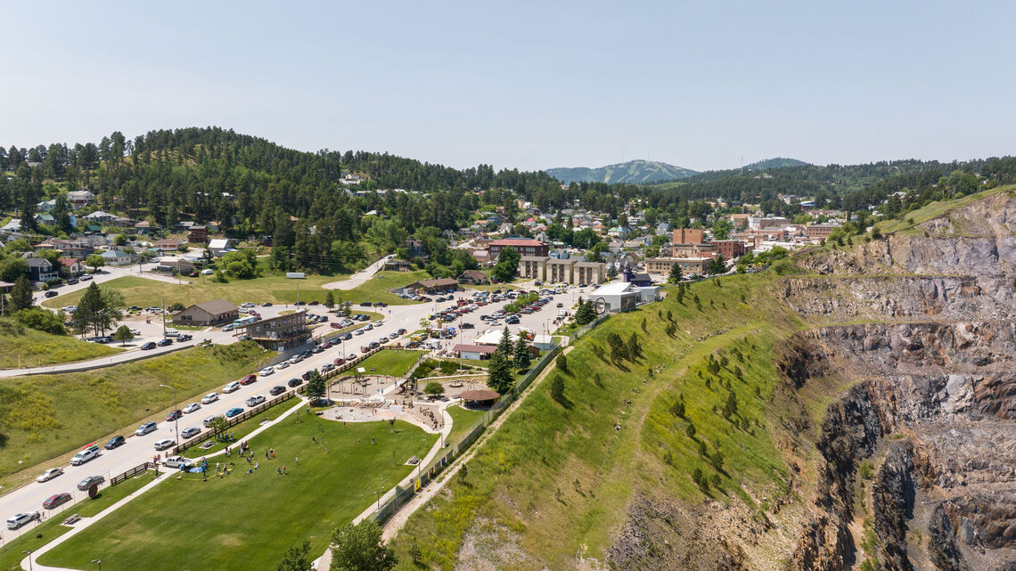 A view from above Lead during Neutrino Day 