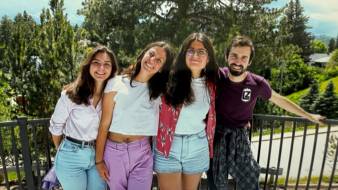 Elsa Jaquet, Olivia Valentino, Linda Di Felice and Jacopo Siniscalco