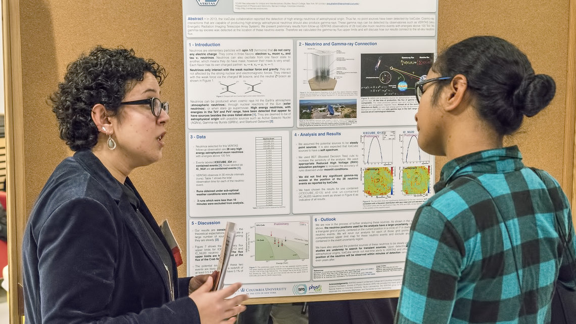 Photo of Ava Ghadimi, a math and physics graduate student from CUNY Baccalaureate for Unique and Interdisciplinary Studies